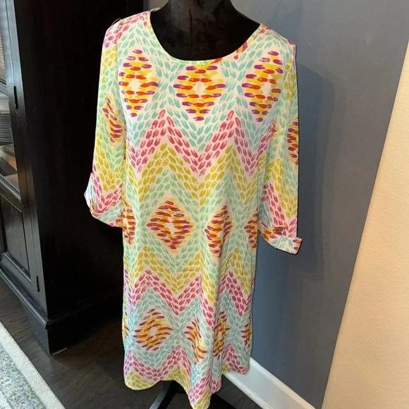 •Peach Love swing dress• - Picture 1 of 4